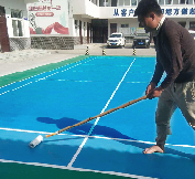 海口市球场篮球场室外户外地坪漆防滑水泥地面漆