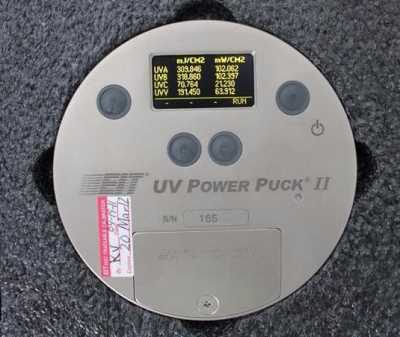 10W量程：UV Power Puck ii 测试UV灯能量、强度、温度