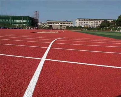 中牟县小区路面改色施工