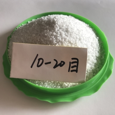 定制雪花白白沙子 20-40目白沙子 白色彩砂 高尔夫球场白沙