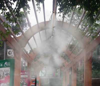 喷雾降温机人工造雾主机园林景观造雾设备喷雾降温系统