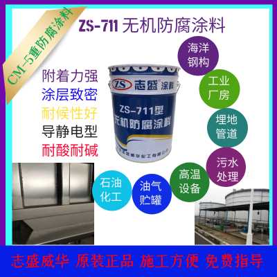 化工污水池翻新防腐胶泥志盛威华ZS-无机防腐涂料