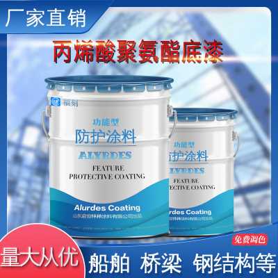 钢结构重防腐用丙烯酸聚氨酯防腐漆量大包邮