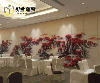 崂山区酒店移动隔断_青岛黄岛酒店活动隔断墙折叠门