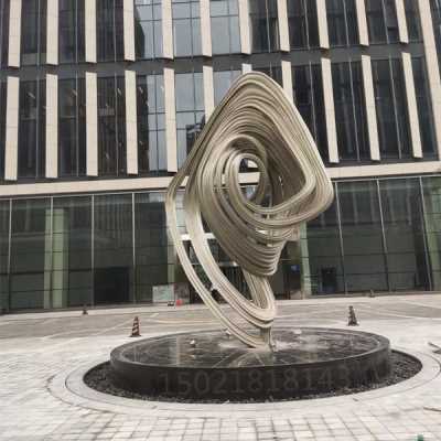 商丘商业广场龙卷风雕塑 耐候钢摆件
