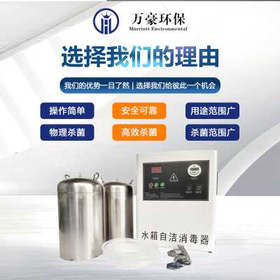 青岛水箱自洁消毒器内外置式WTS-2A不锈钢臭氧机二次供水消防水池消毒