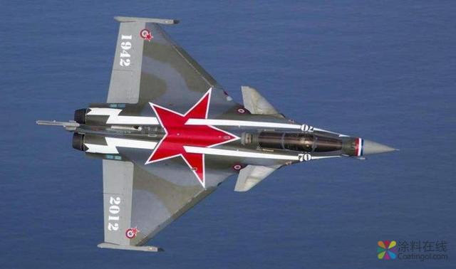 好看的就是好飞机？这次，法国战斗机直接涂上红五星 中国涂料在线，coatingol.com
