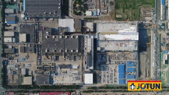 d1.jpg 佐敦水性超薄膨胀型防火涂料 为天津中芯国际提供绿色防护 中国涂料在线,coatingol.com