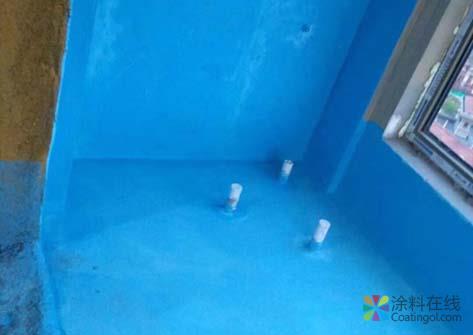 铂金华城防水工地.jpg 李赞洲,籍万宜防瓷美小项目玩转大市场 中国涂料在线,coatingol.com