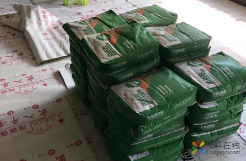 送货工地现场.jpg 李赞洲,籍万宜防瓷美小项目玩转大市场 中国涂料在线,coatingol.com