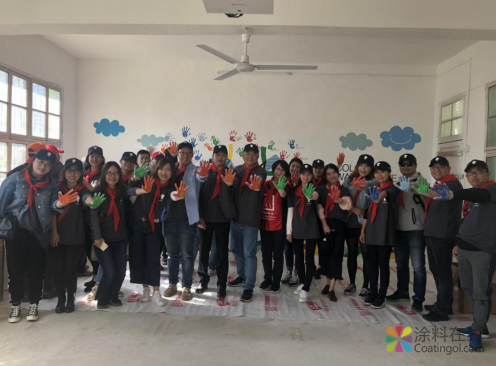 立邦「为爱上色」再度走进湖北“孟垅小学”，用爱刷新孩子们的未来 中国涂料在线，coatingol.com