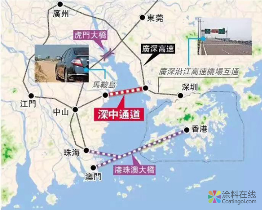 中远关西为深中通道沉管隧道钢壳提供防腐保护 中国涂料在线，coatingol.com