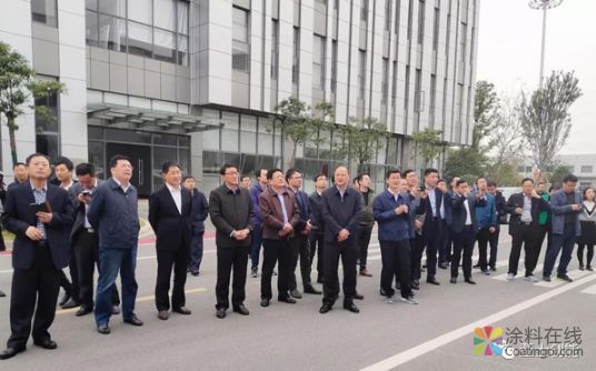 安徽巢湖耿延强带队考察亚士创能滁州智能制造基地 中国涂料在线，coatingol.com