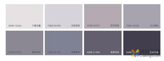 来威漆色卡告诉你:紫色到底有几分姿色? 中国涂料在线，coatingol.com