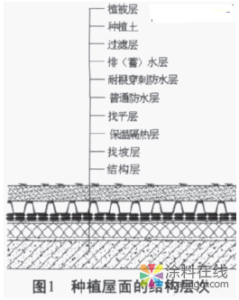 种植屋面防水的施工工艺 中国涂料在线，coatingol.com