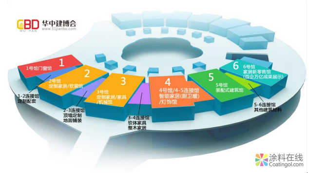 2020华中建筑及装饰材料博览会 中国涂料在线，coatingol.com
