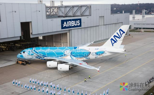 image.png 全日空航空公司首架空客A380完成特殊涂装出厂 中国涂料在线,coatingol.com