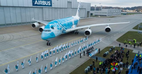 image.png 全日空航空公司首架空客A380完成特殊涂装出厂 中国涂料在线,coatingol.com