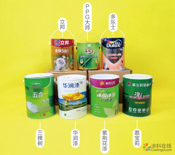 7款乳胶漆对比测评：立邦检出甲醛，1款国产意外胜出 中国涂料在线，coatingol.com