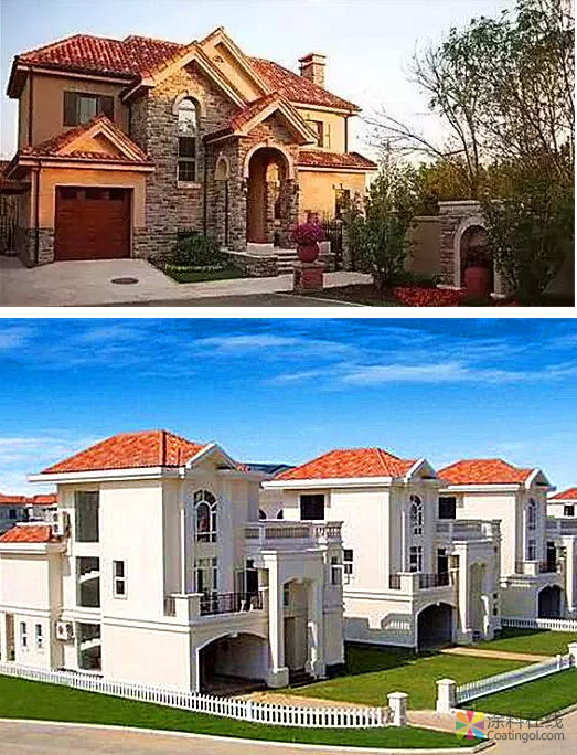 真石漆和石材,哪个更适合现代建筑外墙? 中国涂料在线,coatingol.com