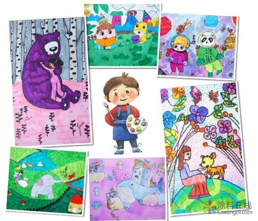 立邦携手青基会举办第三届乡村儿童美术作品大赛 中国涂料在线，coatingol.com