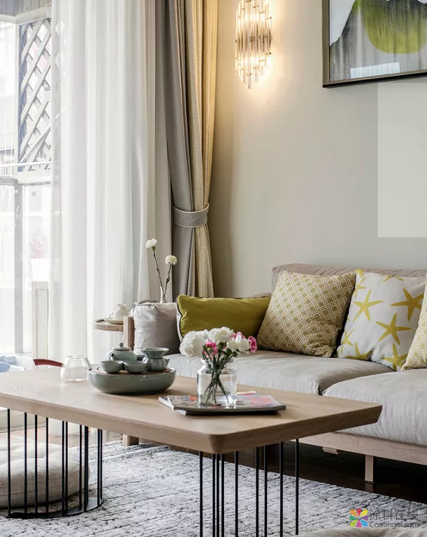 地面与墙面色彩搭配技巧 中国涂料在线,coatingol.com