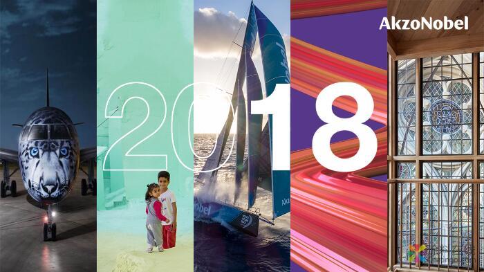 对于油漆的热情在阿克苏诺贝尔的2018年综合报告中占据了一席之地 中国涂料在线，coatingol.com