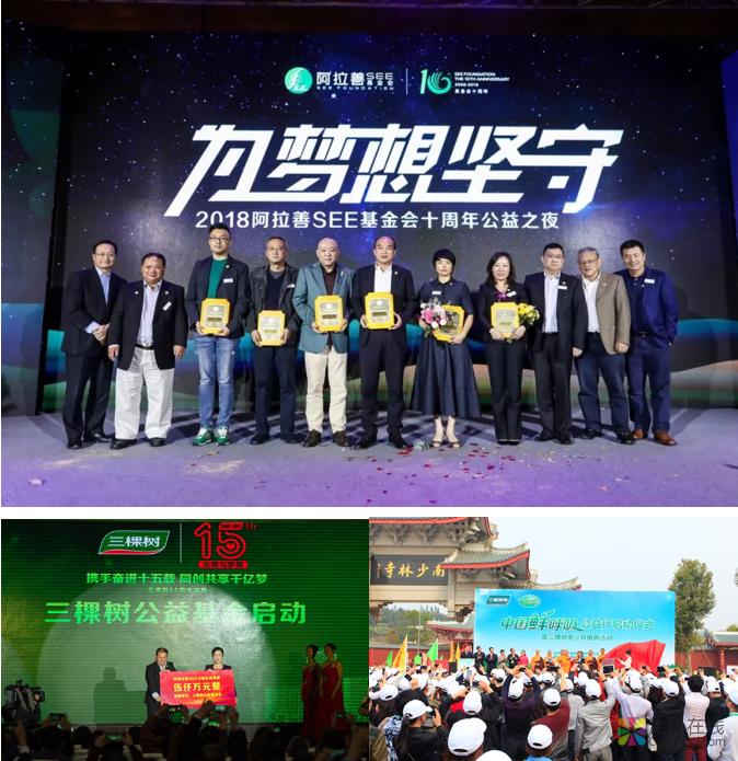 行至千里外，守护一片绿——三棵树绿色大使再访阿拉善 中国涂料在线，coatingol.com