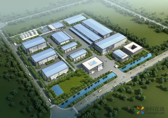 濮阳展辰北方总部基地开工奠基 中国涂料在线，coatingol.com