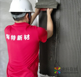 聪明人现在都这样贴瓷砖了，海特瓷砖背胶牢固又省工 中国涂料在线，coatingol.com