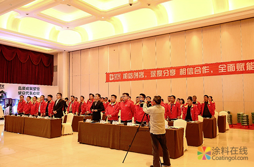 东方雨虹民建集团旗下壁安品牌登陆安徽 中国涂料在线，coatingol.com