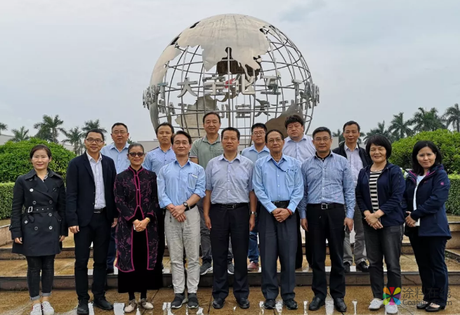 中国建筑材料工业规划研究院院长曾令荣一行莅临东莞大宝化工考察 中国涂料在线，coatingol.com