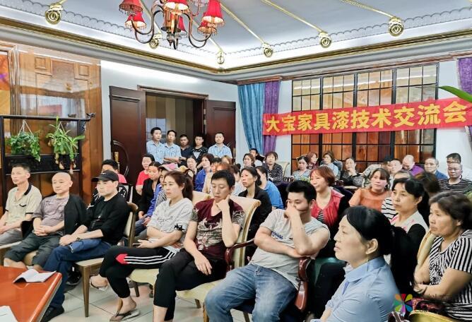 助力发展，大宝培训团队走进华龙酒店家具 涂料在线，coatingol.com