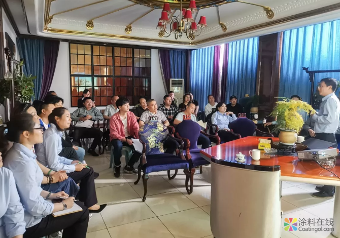 助力发展，大宝培训团队走进华龙酒店家具 涂料在线，coatingol.com