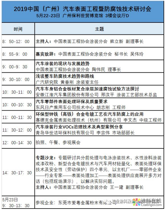 最强参观攻略-2019第十三届广州国际涂料 油墨 胶粘剂展览会看点 涂料在线，coatingol.com