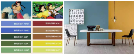 宫崎骏的二次元世界 这波配色用在装修太赞 涂料在线，coatingol.com