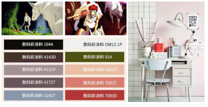 宫崎骏的二次元世界 这波配色用在装修太赞 涂料在线，coatingol.com