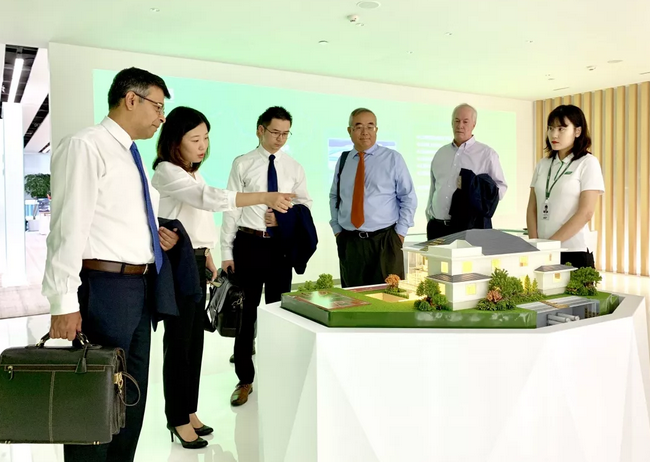 美国康宁公司、德国巴斯夫集团领导参访三棵树上海中心 涂料在线,coatingol.com