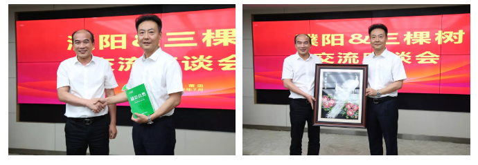 濮阳市市长杨青玖率队走进三棵树考察交流 涂料在线,coatingol.com