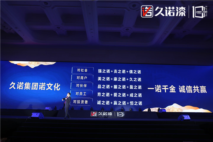 久诺超级VI升级|十年聚变  成就百年“墙” 涂料在线,coatingol.com
