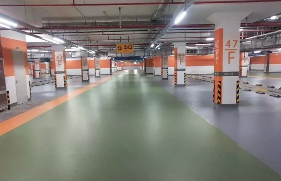 越来越多地下停车场项目选择无机复合水性地坪涂料是为何？ 涂料在线,coatingol.com
