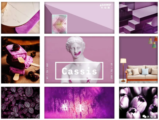 优雅黑加仑紫，极富浪漫的色彩 涂料在线,coatingol.com