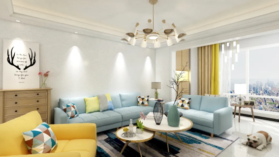 鳄鱼彩妆 | 轻奢客厅，美的撩人 涂料在线,coatingol.com