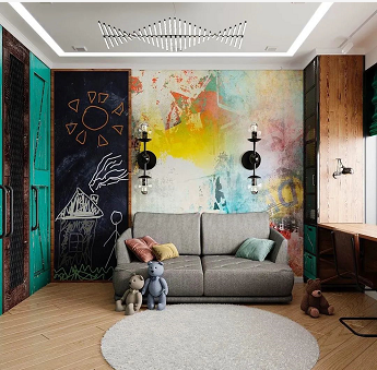 我,喜欢你!我们一起墙绘吧! 涂料在线,coatingol.com