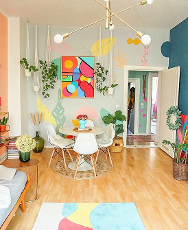 我,喜欢你!我们一起墙绘吧! 涂料在线,coatingol.com