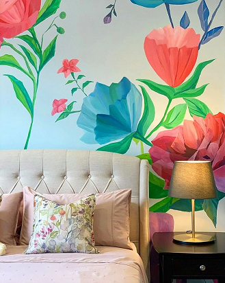 我,喜欢你!我们一起墙绘吧! 涂料在线,coatingol.com