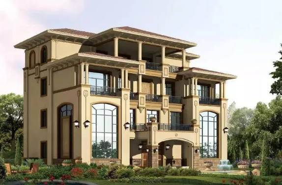 建筑外墙装饰中仿石漆颜色怎么搭配好看? 涂料在线,coatingol.com