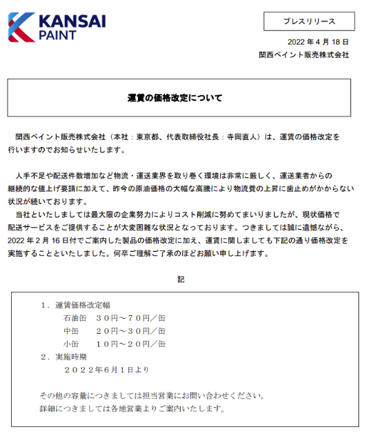 扛不住就涨价！多乐士、PPG、关西涂料再次提价应对 中网信息