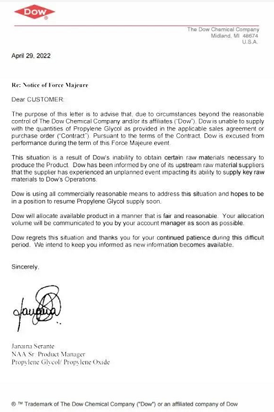 断供潮或来袭！巴斯夫/陶氏/扬子石化等百家化工巨头宣布停供 涂料在线,coatingol.com