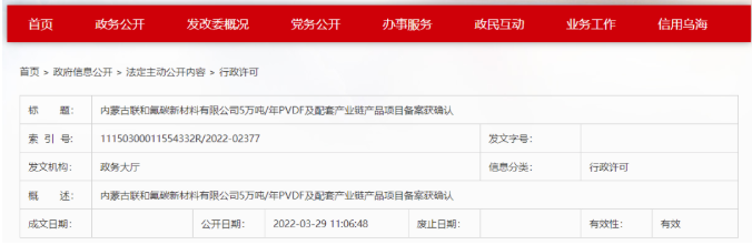 内蒙古氟化工企业规划建设8万吨环氧氯丙烷项目 涂料在线,coatingol.com